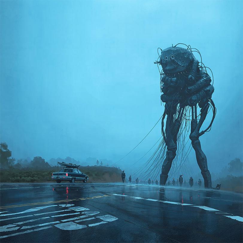 Robot Dystopia 5, Simon Stalenhag