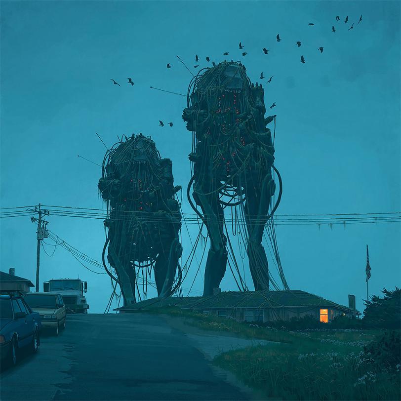 Robot Dystopia 6, Simon Stalenhag