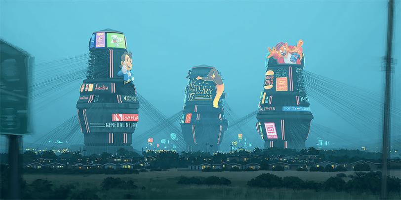 Robot Dystopia 12, Simon Stalenhag